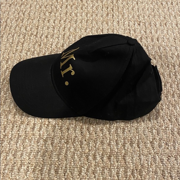 Mr. And Mrs. Hats Black and White Hats Set of 2 - Picture 2 of 11